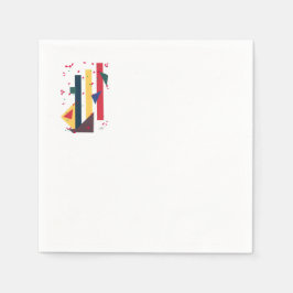 "Festive Leaves" cocktailluiers Servetten