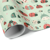 Festive Little Bugs Cadeaupapier (Rol Hoek)