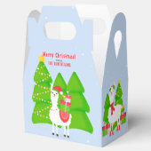 Festive Llama-kerst Bedankdoosjes (Geopend)