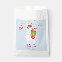 Festive Llama-kerst Bedankzakje