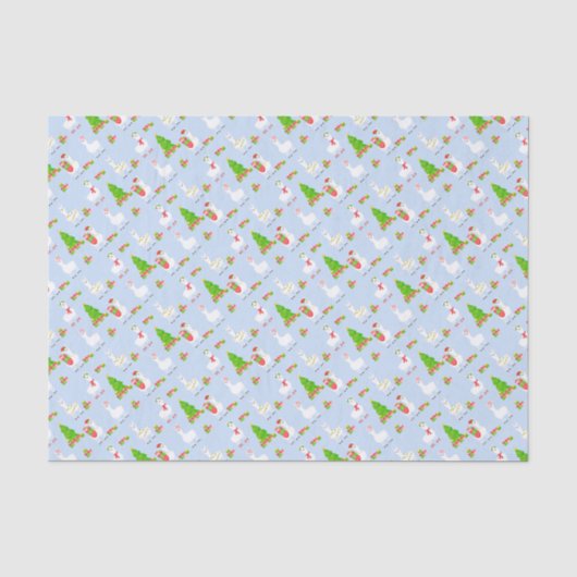 Festive Llama-kerstcadeaupapier Tissuepapier (Voorkant)