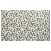 FESTIVE LLAMA Red Green Holiday Print Stof (Yard (91,4 cm))