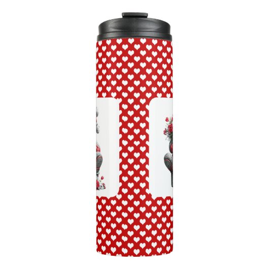 Festive Love Messenger Gnome Thermosbeker (Voorkant)