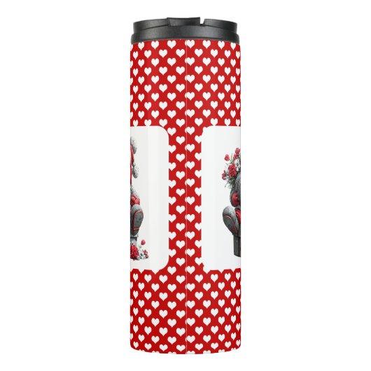 Festive Love Messenger Gnome Thermosbeker (Achterkant)