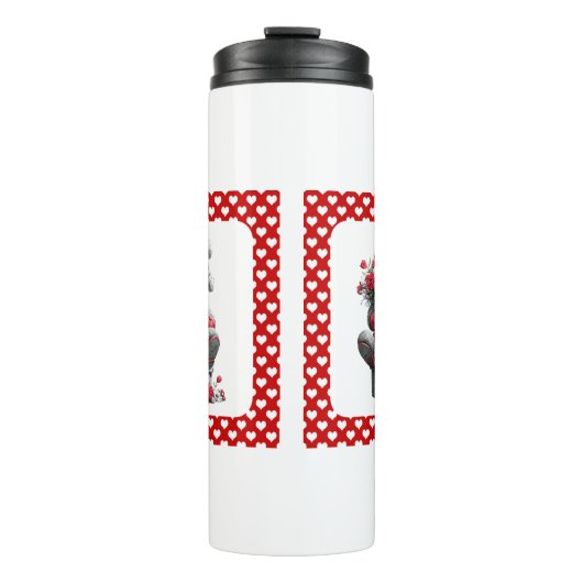 Festive Love Messenger Gnome Thermosbeker (Voorkant)