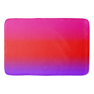 Festive Magenta Red Paars Ombre Badmat