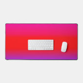 Festive Magenta Red Paars Ombre Bureaumat (Keyboard & Muis)