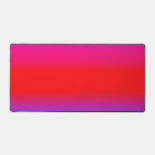 Festive Magenta Red Paars Ombre Bureaumat (Voorkant)
