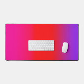 Festive Magenta Red Paars Ombre Bureaumat (Keyboard & Muis)