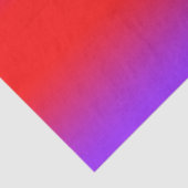 Festive Magenta Red Paars Ombre Gradiëntpatroon Tissuepapier (Detail)