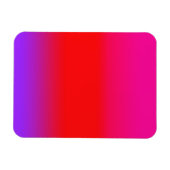 Festive Magenta Red Paars Ombre Magneet (Horizontaal)