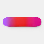 Festive Magenta Red Paars Ombre Persoonlijk Skateboard (Horizontaal)