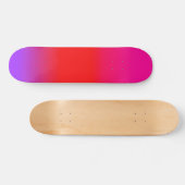 Festive Magenta Red Paars Ombre Persoonlijk Skateboard (Horizontaal)