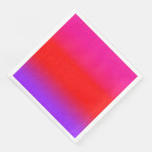 Festive Magenta Red Paars Ombre Servet (Hoek)