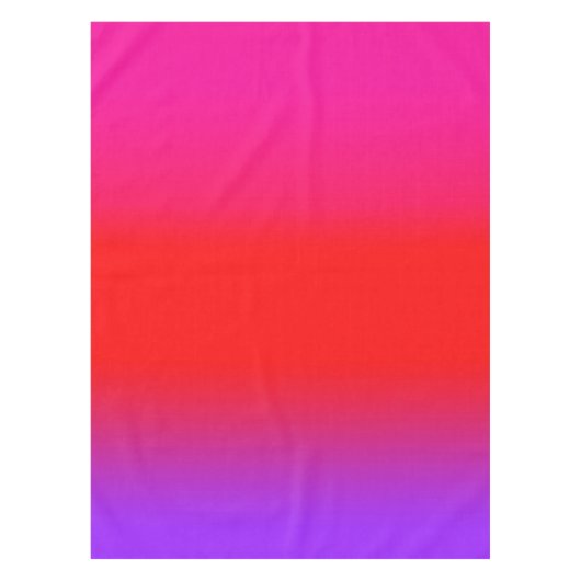 Festive Magenta Red Paars Ombre Tafelkleed (Voorkant)