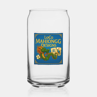 Festive Mahjong Pint Glasses  Blikvorm Glas