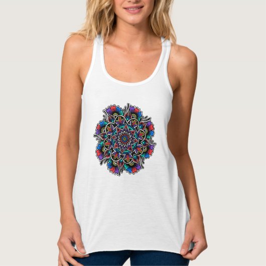 Festive Mandala Tanktop (Voorkant)