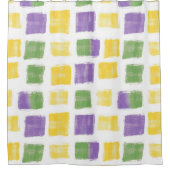 Festive Mardi Gras Douchegordijn (Voorkant)