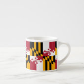 Festive Maryland State Flag Espresso Kop (Rechts)