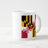 Festive Maryland State Flag Grote Koffiekop (Voorkant rechts)
