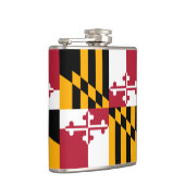 Festive Maryland State Flag Heupfles (Rechts)