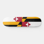Festive Maryland State Flag Persoonlijk Skateboard (Horizontaal)