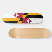 Festive Maryland State Flag Persoonlijk Skateboard (Horizontaal)