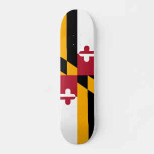 Festive Maryland State Flag Persoonlijk Skateboard