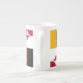 Festive Maryland State Flag Porselein Kop (Achterkant)