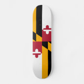 Festive Maryland State Flag Skateboard (Voorkant)