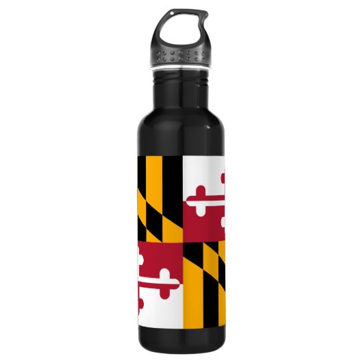 Festive Maryland State Flag Waterfles (Voorkant)