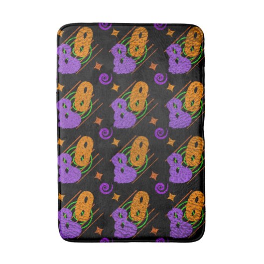 Festive Masquerade maskers Bath Mat (Voorkant Verticaal)