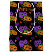 Festive Masquerade Maskers Medium Gift Bag Medium Cadeauzakje (Voorkant)