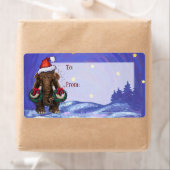 Festive Mastodon Etiket (Insitu)