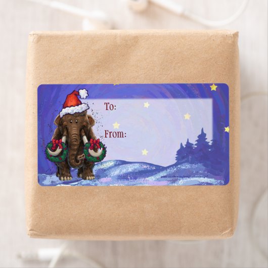 Festive Mastodon Etiket (Insitu)