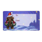 Festive Mastodon Etiket (Voorkant)