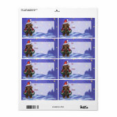 Festive Mastodon Etiket (Full Sheet)