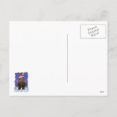 Festive Mastodon Feestdagenkaart (Achterkant)