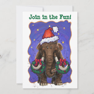 Festive Mastodon Kaart