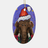 Festive Mastodon Keramisch Ornament (Rechts)