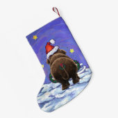 Festive Mastodon Kleine Kerstsok (Achterkant (Hangend))