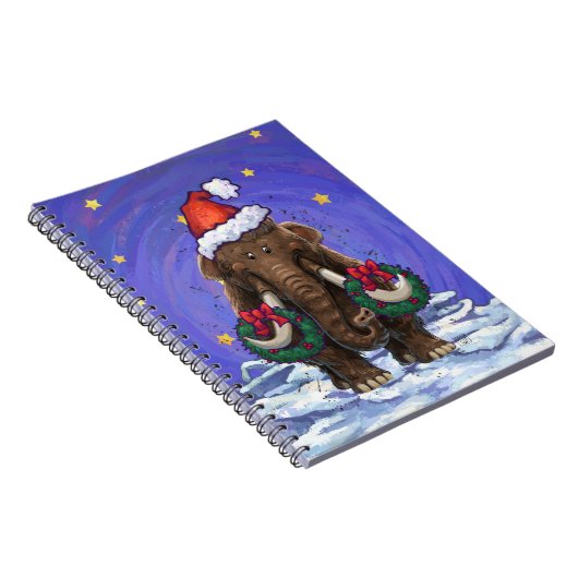 Festive Mastodon Notitieboek (Rechterzijde)