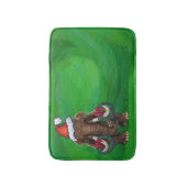 Festive Mastodon on Green Badmat (Voorkant Verticaal)