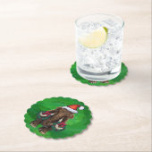 Festive Mastodon on Green Kartonnen Onderzetters (Insitu)