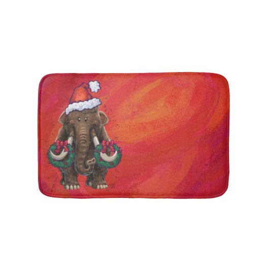 Festive Mastodon op Red Badmat (Voorkant)