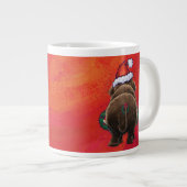 Festive Mastodon op Red Grote Koffiekop (Voorkant rechts)