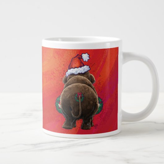 Festive Mastodon op Red Grote Koffiekop (Rechts)