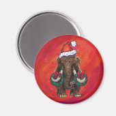 Festive Mastodon op Red Magneet (Voorkant / Achterkant)