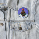 Festive Mastodon Ronde Button 5,7 Cm (In situ)