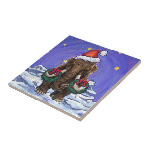 Festive Mastodon Tegeltje
